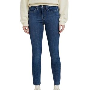 NWT Levi's Women's 721 High Rise Skinny Jeans Blue Stretch Denim Size 28